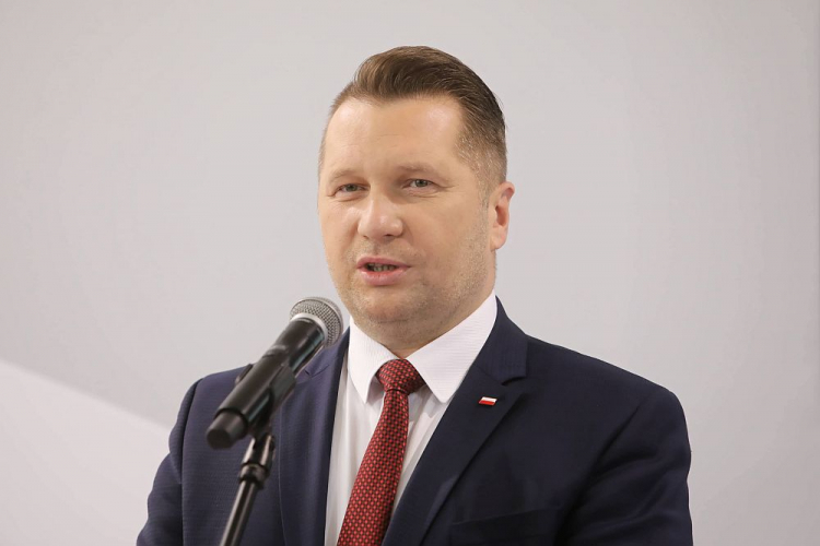 Minister edukacji i nauki Przemysław Czarnek. 10.2020. Fot. PAP/W. Olkuśnik
