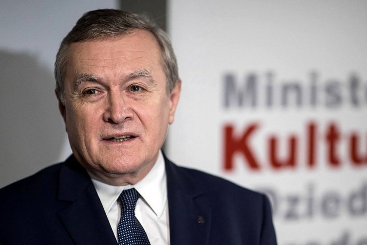 Wicepremier, szef MKiDN Piotr Gliński. 10.2020. Fot. PAP/Ł. Gągulski