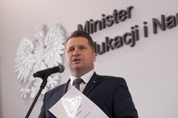 Minister edukacji i nauki Przemysław Czarnek. Fot. PAP/M. Marek