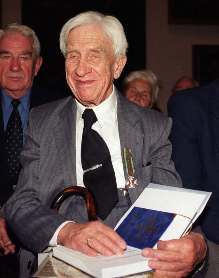 Stanisław Broniewski, 1999 r. Fot. PAP/A. Urbanek