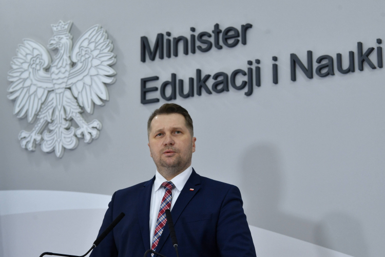 Minister edukacji i nauki Przemysław Czarnek.  PAP/R. Pietruszka