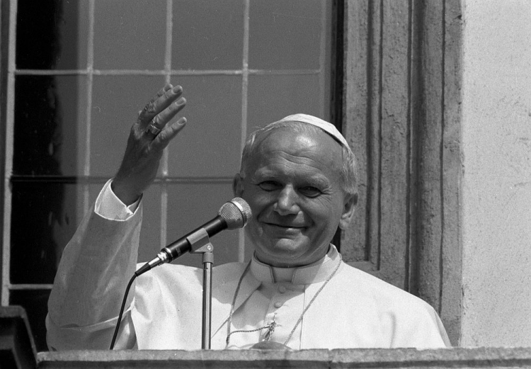 Papież Jan Paweł II. I pielgrzymka do Polski. Kraków 10.06.1979. Fot. PAP/Jan Morek