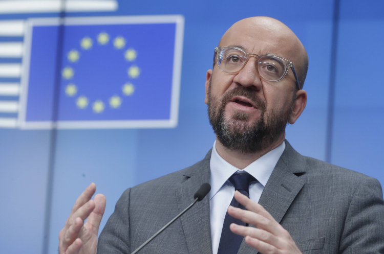 Szef Rady Europejskiej Charles Michel. Fot. PAP/EPA