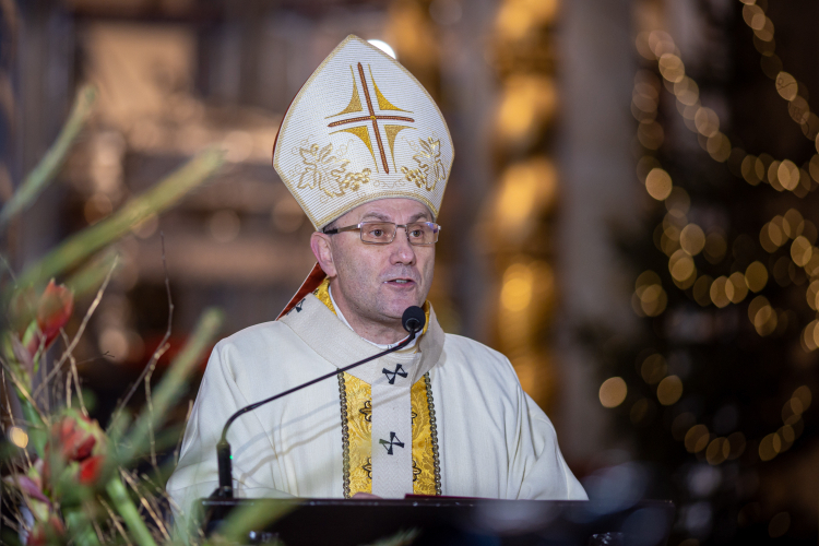 Gniezno, 25.12.2020. Prymasa Polski arcybiskup Wojciech Polak. PAP/P. Jaskółka