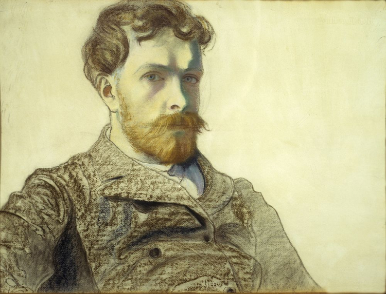 Stanisław Wyspiański – autoportret. Fot. PAP/Reprodukcja