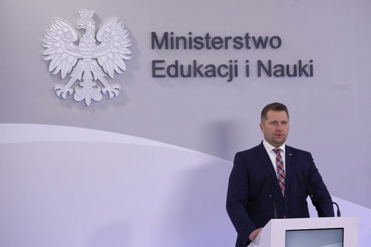 Minister edukacji i nauki Przemysław Czarnek. Fot. PAP/T. Gzell