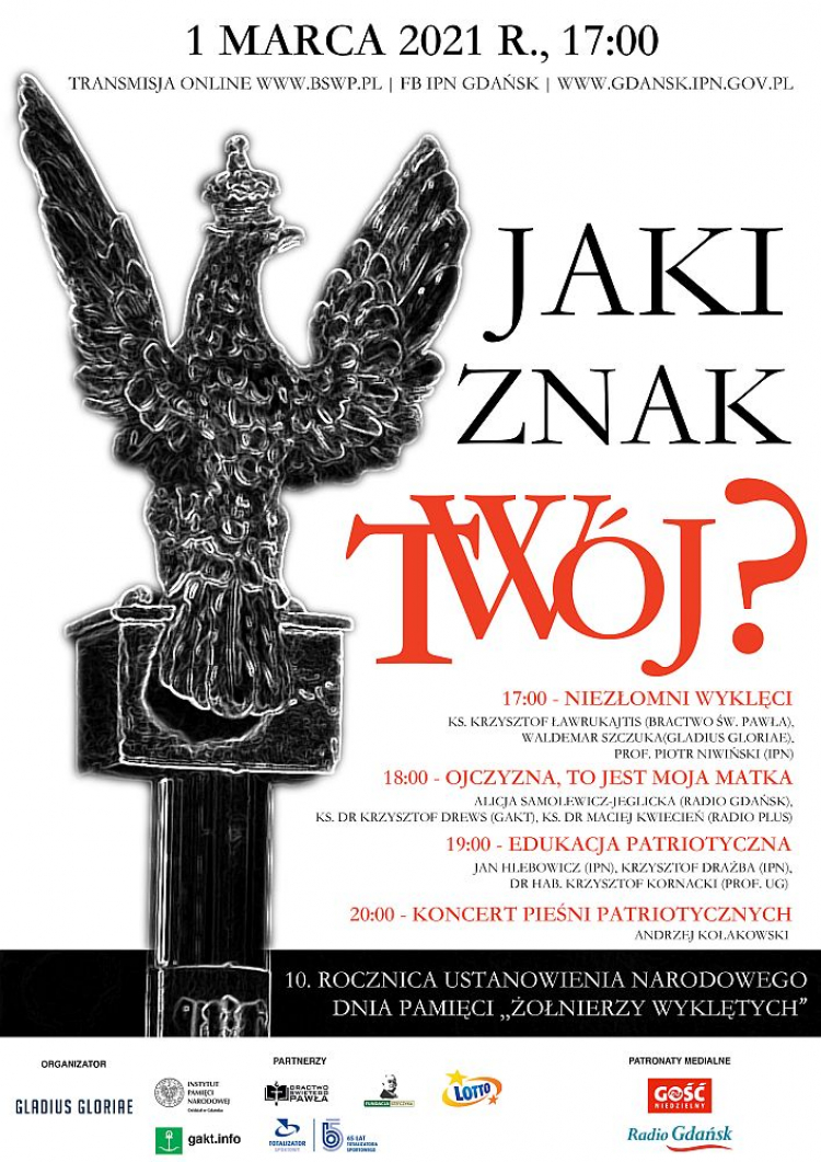 „Jaki znak Twój?” – dyskusja i koncert w Narodowy Dzień Pamięci „Żołnierzy Wyklętych” w Gdańsku