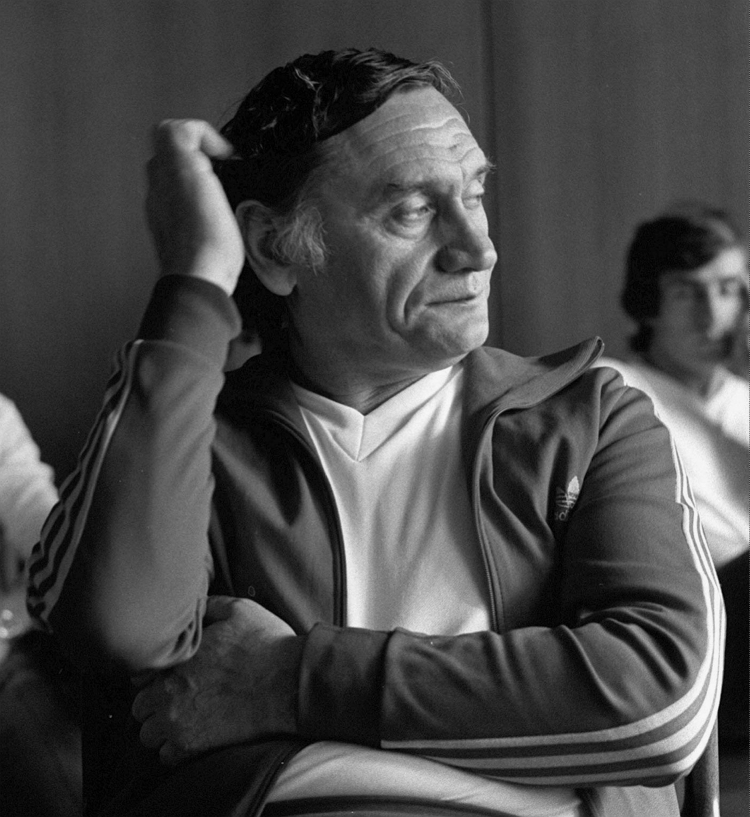Kazimierz Górski , trener piłkarskiej reprezentacji Polski. PAP/CAF - S. Jakubowski