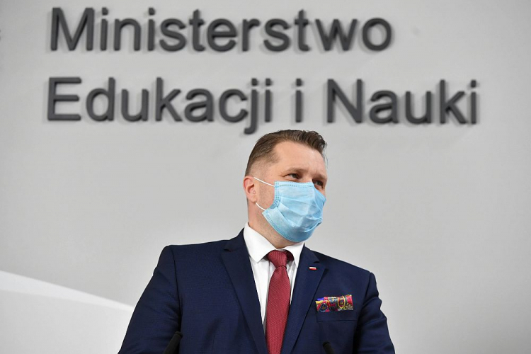 Minister edukacji i nauki Przemysław Czarnek. Fot. PAP/P. Nowak