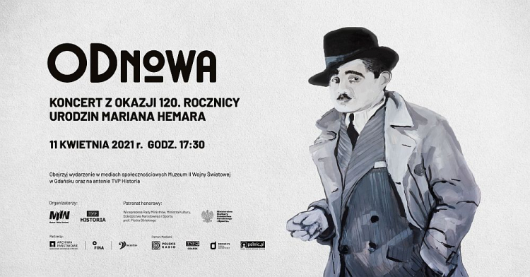 „ODnowa” – koncert z okazji 120. rocznicy urodzin Mariana Hemara. Źródło: Muzeum II Wojny Światowej w Gdańsku