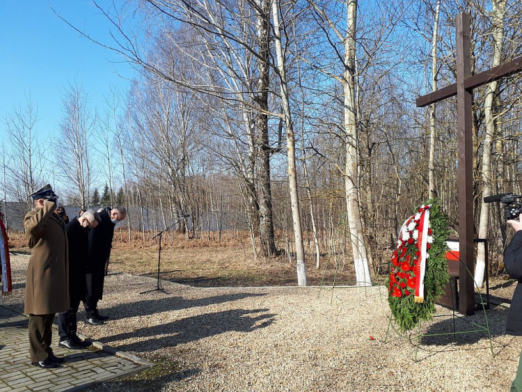 Uroczystości w Smoleńsku. 10.04.2021. Źródło: Ambasada RP w Moskwie