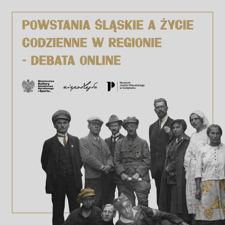 Debata online „Powstania śląskie a życie codzienne w regionie”. Źródło: Biuro Programu „Niepodległa” 