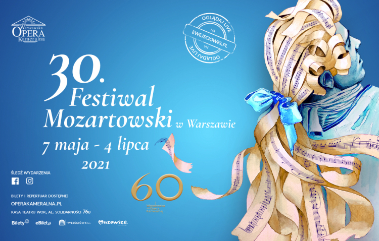 30. Festiwal Mozartowski. Źródło: Warszawska Opera Kameralna