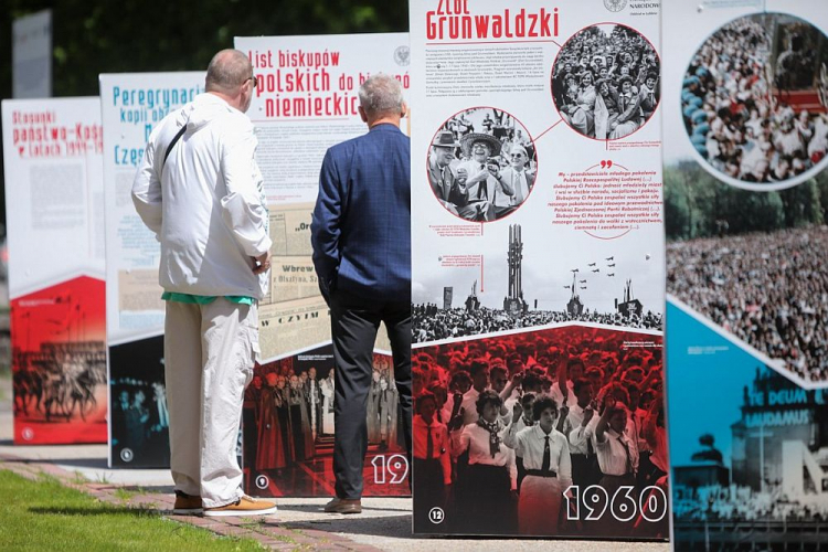 Otwarcie wystawy „Walka o duszę narodu. Wokół obchodów Milenium i Tysiąclecia Państwa Polskiego 1956–1966/1967”. Częstochowa, 21 maja 2021. Fot. Sławek Kasper (IPN)