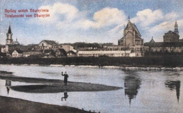 Fragment slajdu wirtualnej lekcji poświęconej losom miekszańców Oświęcimia w czasie niemieckiej okupacji, przygotowanej przez Piotra Setkiewicza i zaprezentowanej przez Muzeum Auschwitz. Źródło: www.auschwitz.org