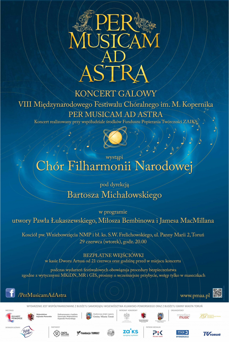 VIII Międzynarodowy Festiwal Chóralny im. Mikołaja Kopernika PER MUSICAM AD ASTRA