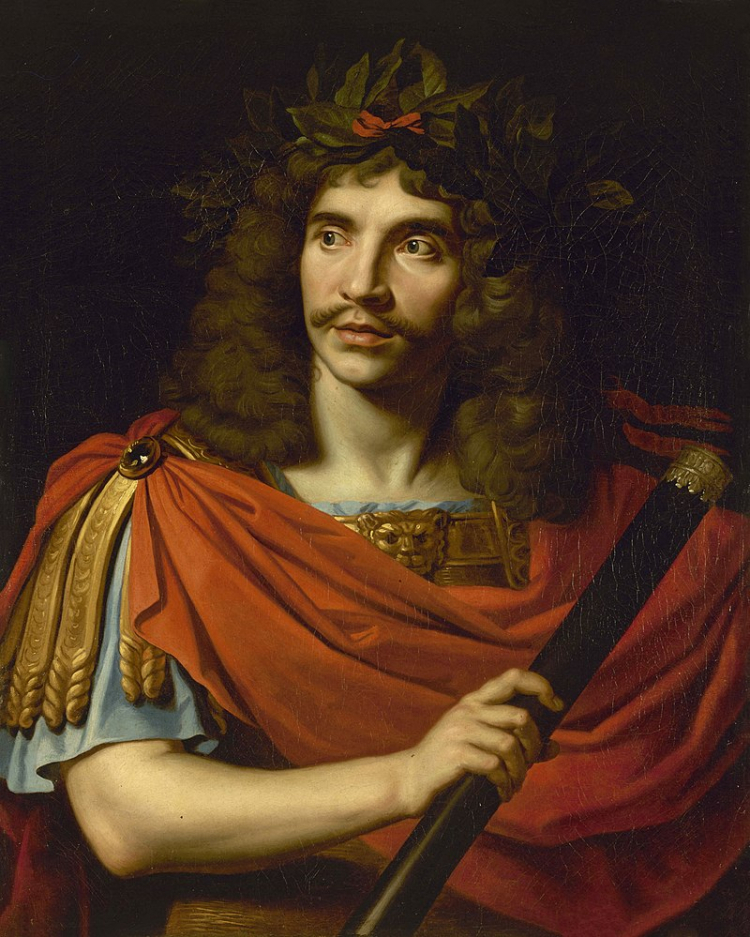Molier, portret Nicolasa Mignarda, 1658. Źródło: Wikimedia Commons