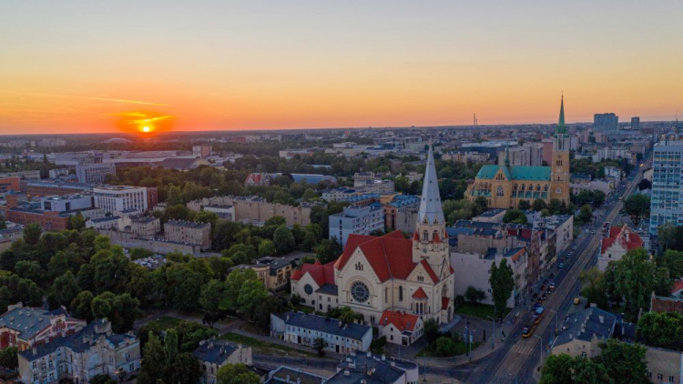 Panorama Łodzi. Fot. PAP/G. Michałowski