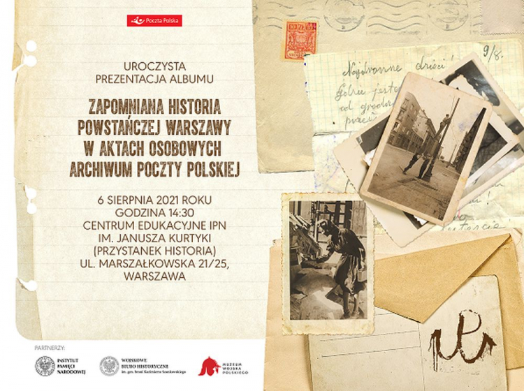 Prezentacja albumu „Zapomniana Historia Powstańczej Warszawy w Aktach Osobowych Archiwum Poczty Polskiej”