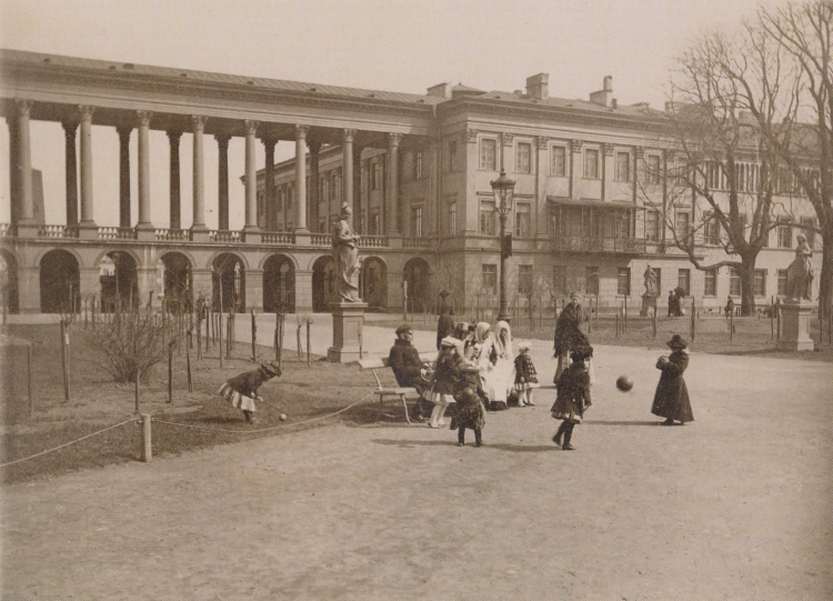 Pałac Saski, ok. 1895 r. Źródło: Wikipedia Commons