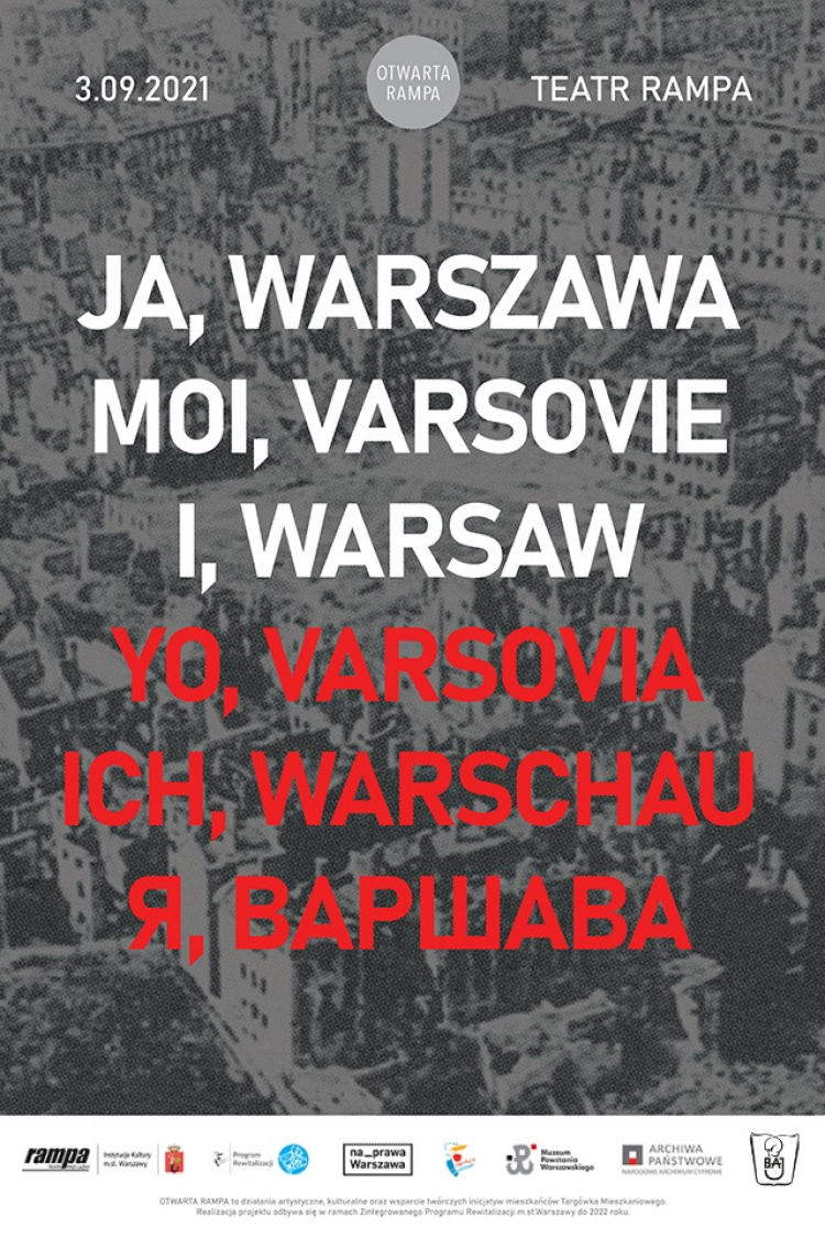 Spektakl „Ja, Warszawa” w Teatrze Rampa