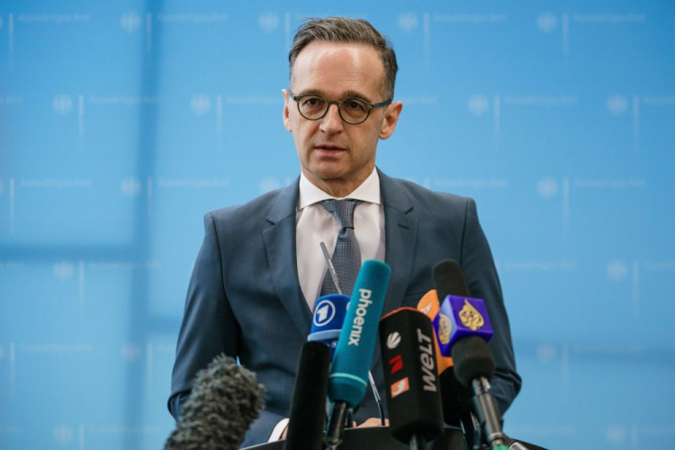 Szef MSZ Niemiec Heiko Maas. Fot. PAP/EPA/C. Bilan