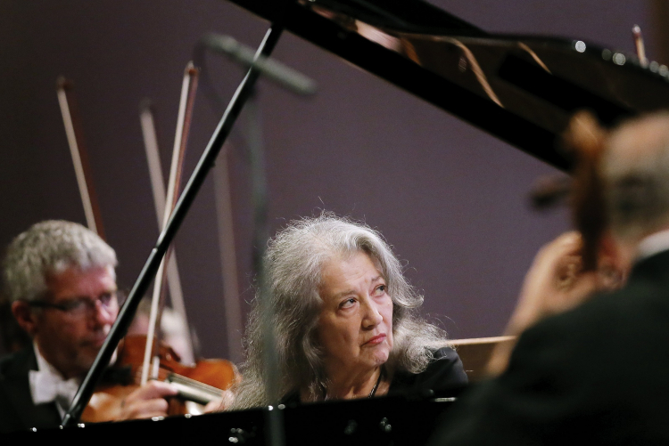 Martha Argerich. Fot. PAP/EPA