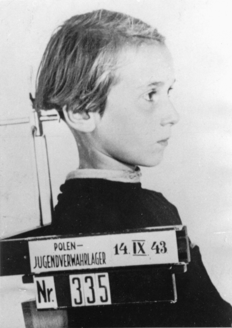 Elżbieta Konarska, przyjęta do obozu na Przemysłowej 14 września 1943 r. Fot. Archiwum IPN Oddział w Łodzi.