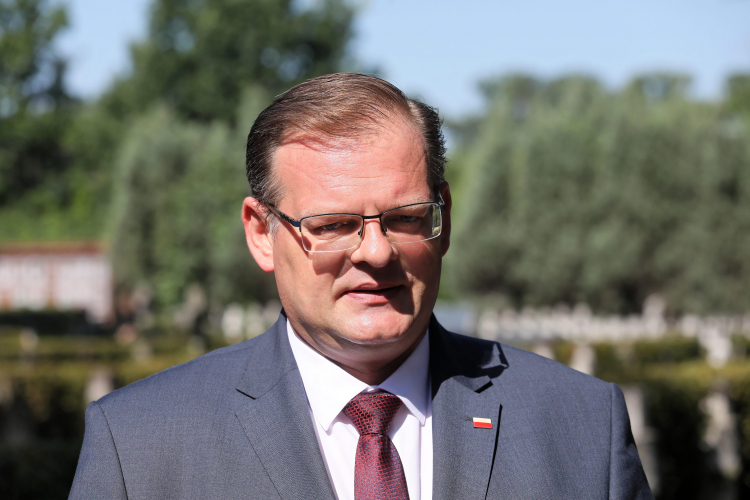 Szef Urzędu do Spraw Kombatantów i Osób Represjonowanych Jan Józef Kasprzyk . Fot. PAP/P. Supernak