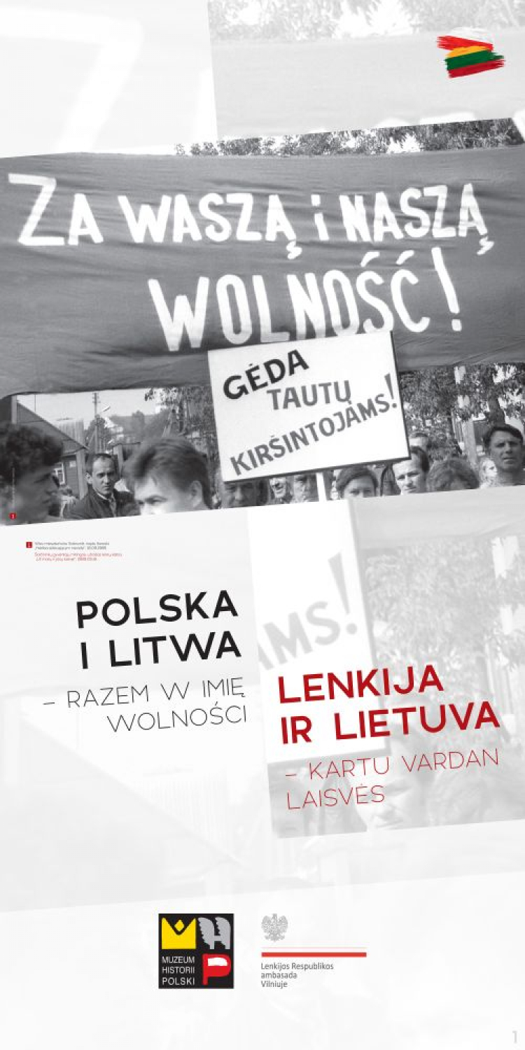 Wystawa „Polska i Litwa – razem w imię wolności”