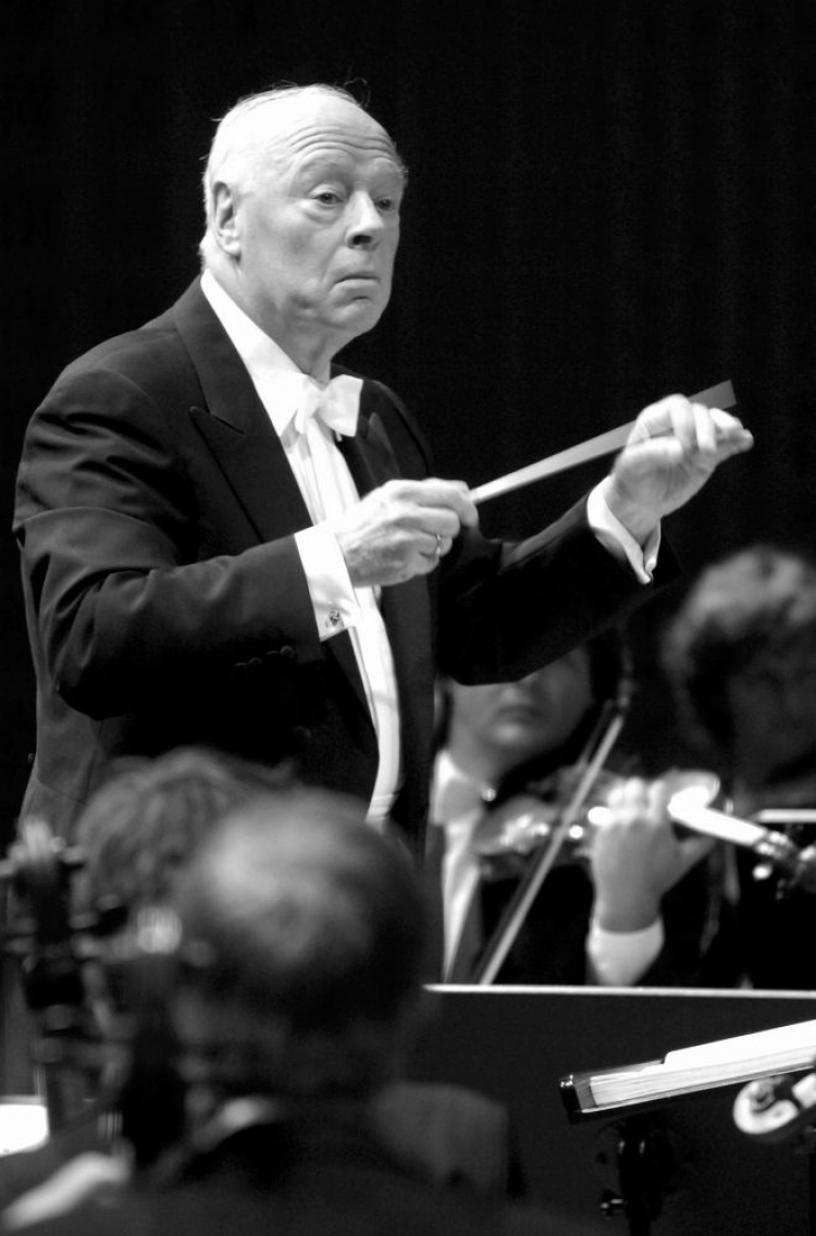 Bernard Haitink. Fot. PAP/EPA