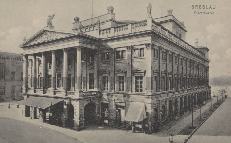 Opera Wrocławska – pocztówka z 1911 r. Źródło: CBN Polona