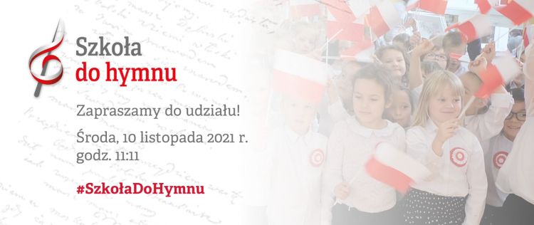 Akcja „Szkoła do hymnu”. Źródło: MEiN