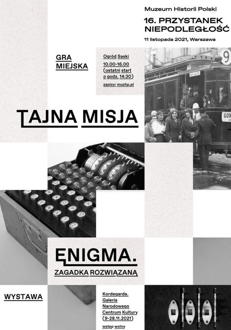 Tajna misja i Enigma – 16. Przystanek Niepodległość Muzeum Historii Polski