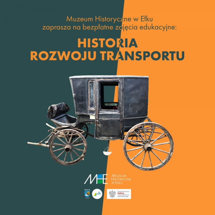 Historia rozwoju transportu – zajęcia edukacyjne realizowane w ramach projektu „Konserwacja karety (XIX w.) ze zbiorów Muzeum Historycznego w Ełku”