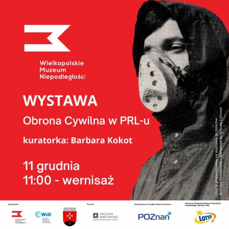 Wystawa „Obrona Cywilna w PRL-u” w Wielkopolskim Muzeum Niepodległości