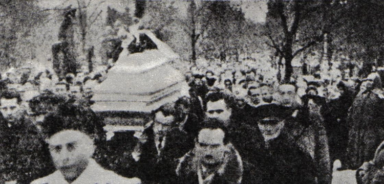 Pogrzeb Bohdana Piaseckiego. Źródło: Wikimedia Commons