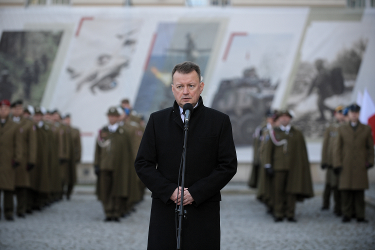 Minister obrony narodowej Mariusz Błaszczak. Fot. PAP/M. Obara