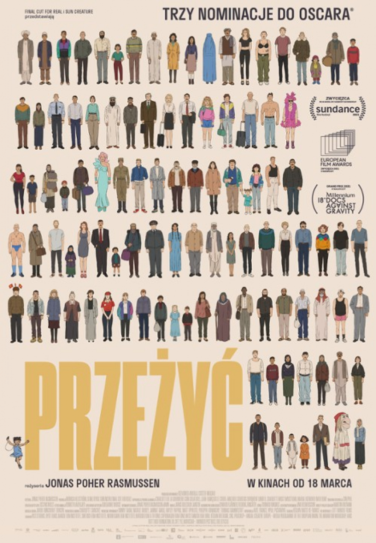 Plakat filmu „Przeżyć”. Źródło: materiały prasowe