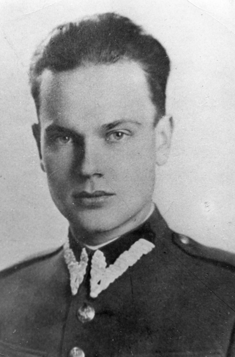 Henryk Żuk, portret w mundurze, lata 30. Źródło: materiały z archiwum prof. Jacka Czaputowicza