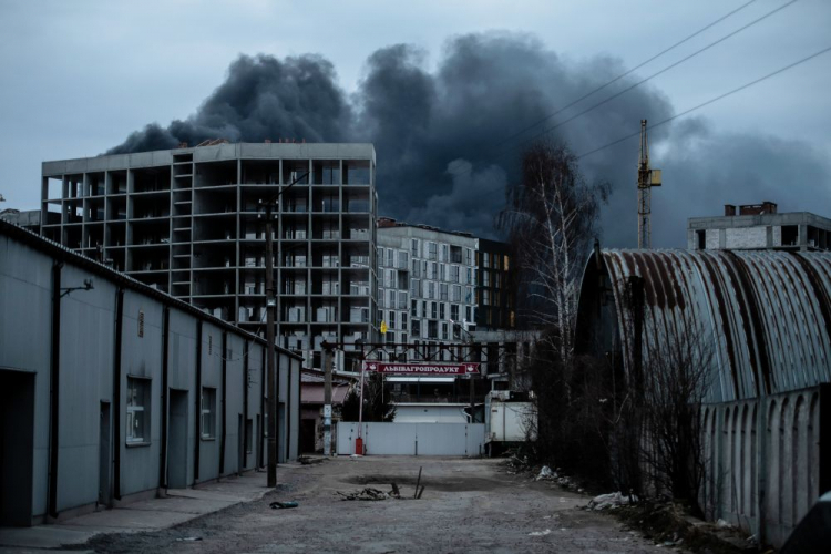 Ukraina, 26.03.2022. Atak rakietowy na Lwów. Fot. PAP/W. Jargiło