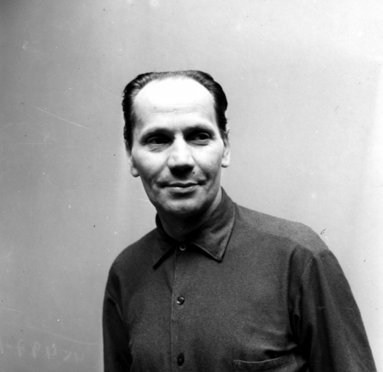 Miron Białoszewski, 1971 r. Fot. PAP/H. Rosiak
