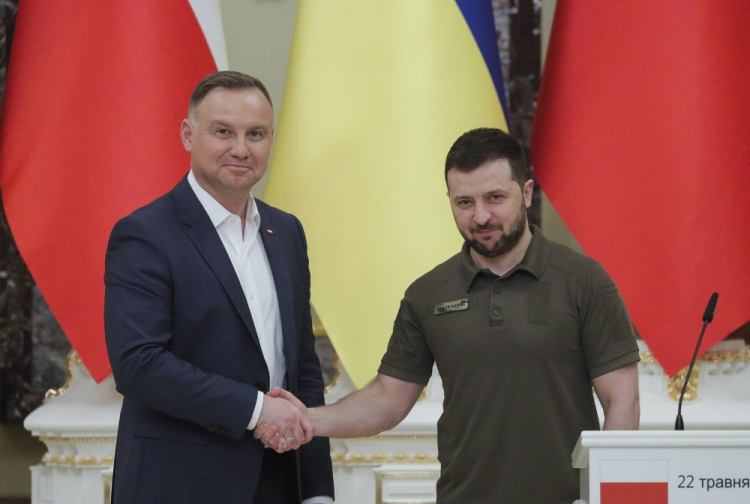 Prezydent Andrzej Duda i prezydent Wołodymyr Zełenski. Fot. PAP/EPA