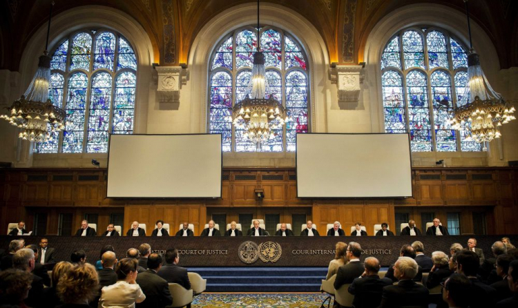 Międzynarodowy Trybunał Sprawiedliwości w Hadze. Fot. PAP/EPA