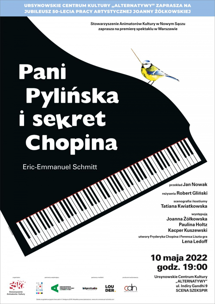 Premiera „Pani Pylińskiej i sekretu Chopina”. Źródło: UCK Alternatywy