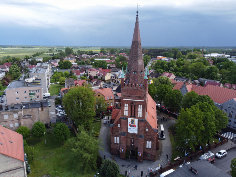 Kościół pw. św. Mikołaja w Skwierzynie. Fot. PAP/L. Muszyński