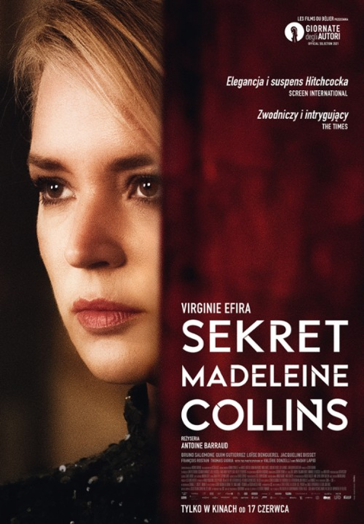 Plakat filmu „Sekret Madeleine Collins”. Źródło: materiały prasowe