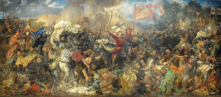Obraz Jana Matejki „Bitwa pod Grunwaldem”. Fot. PAP/J. Turczyk
