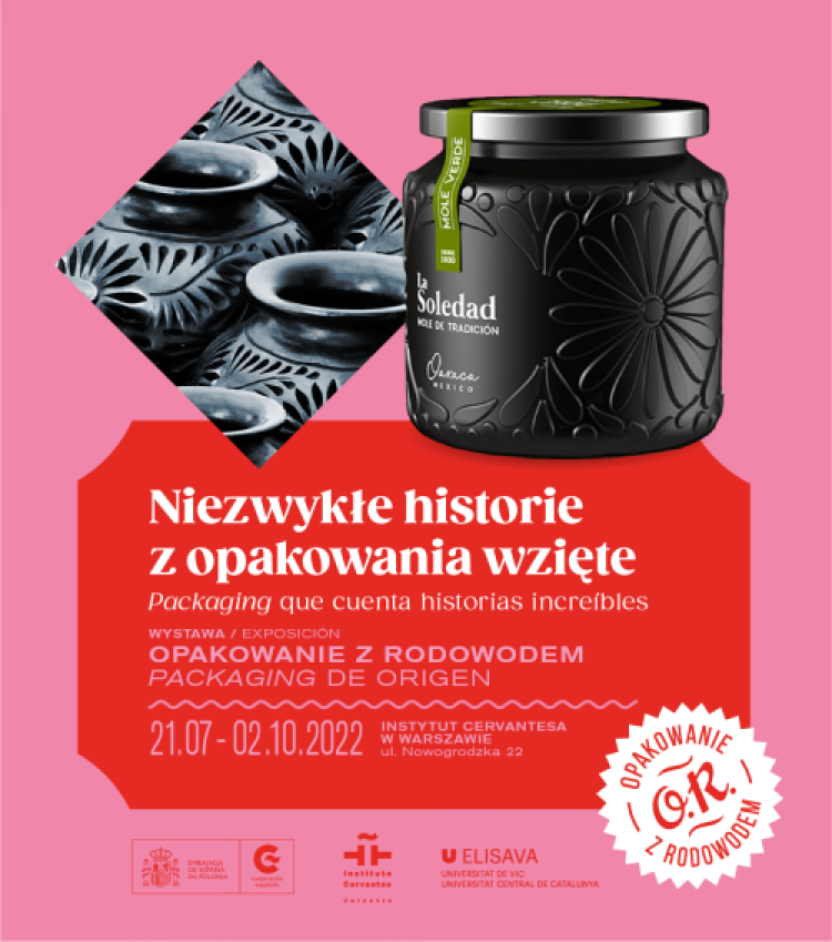 Wystawa wzornictwa przemysłowego "Opakowanie z Rodowodem. Niezwykłe historie z opakowania wzięte". Źródło: Instytut Cervantesa