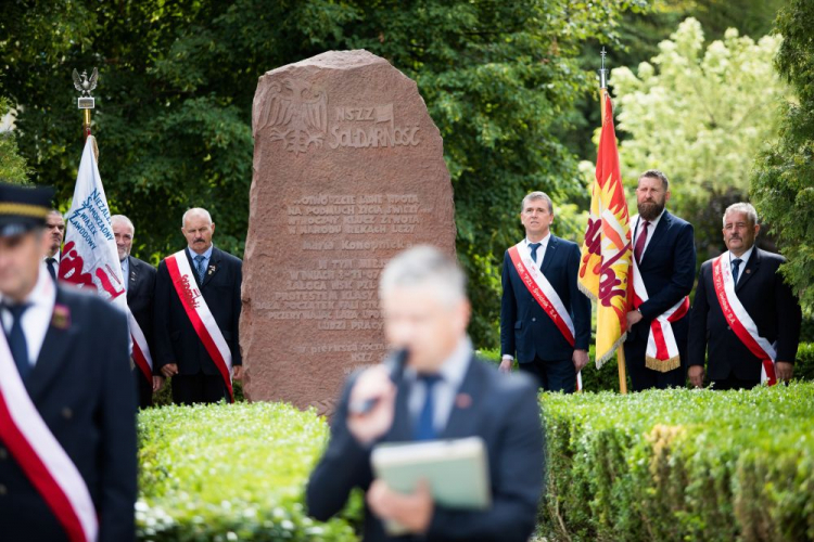 Uroczyste obchody 42. rocznicy Świdnickiego Lipca. Fot. PAP/B. Wójtowicz